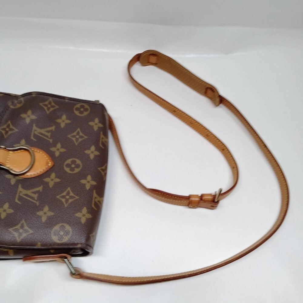 Authentic Louis Vuitton Saint Cloud Brown Monogram Shoulder Bag LCMON255-121925 - Picture 4 of 9